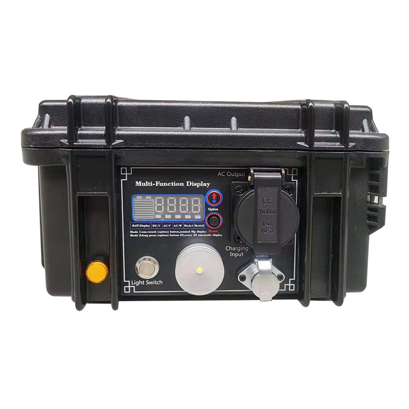 PaiduSolar Outdoor mobile power 220V high power large capacity 2000W camping self-driving tour stall portable