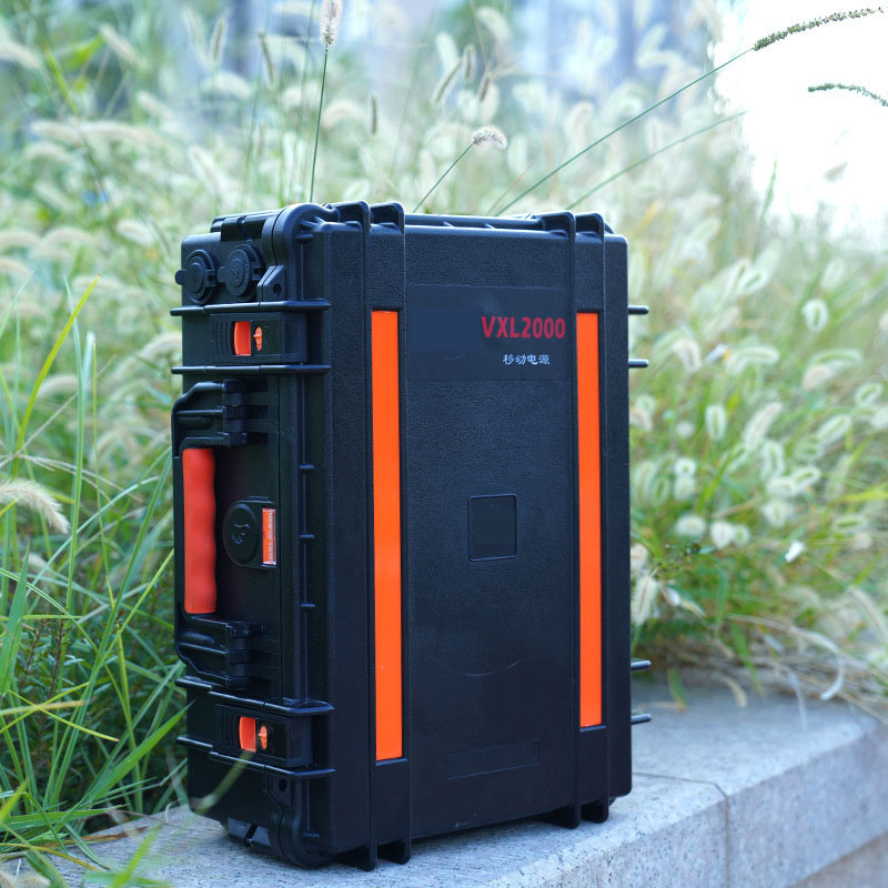 PaiduSolar Outdoor mobile power 220V high power large capacity 2000W camping self-driving tour stall portable