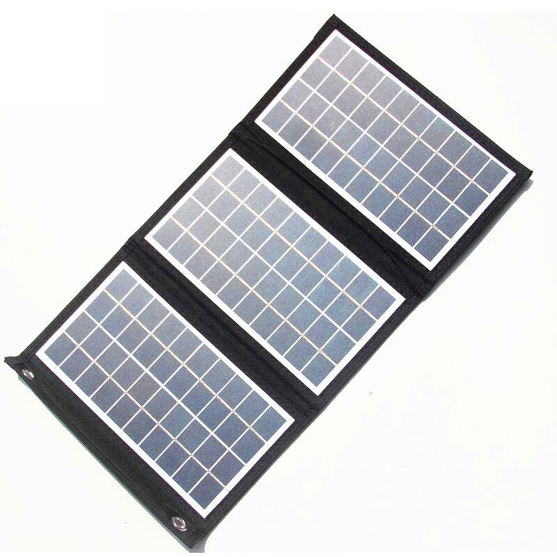 PaiduSolar 15W 5V Solar foldable bag charger Solar outdoor mobile power charging pad dual USB 12W