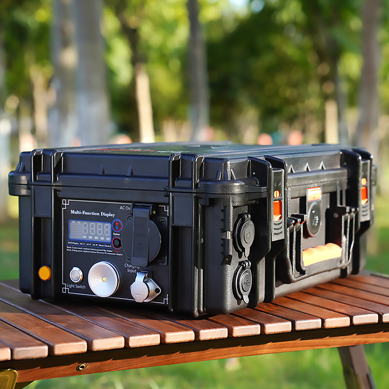 PaiduSolar Outdoor mobile power 220V high power large capacity 2000W camping self-driving tour stall portable