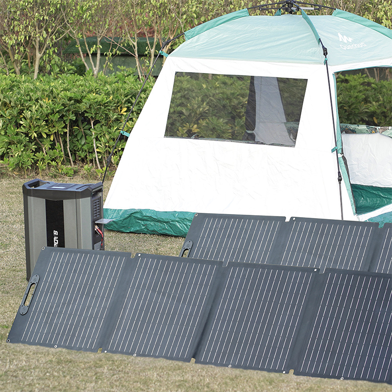 PaiduSolar ETFE waterproof process 200W solar folding outside portable solar photovoltaic panel