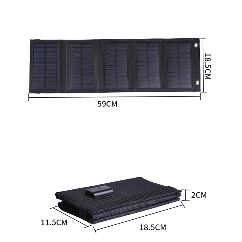 PaiduSolar 15W monocrystalline silicon solar charging folding package outdoor travel waterproof solar panels
