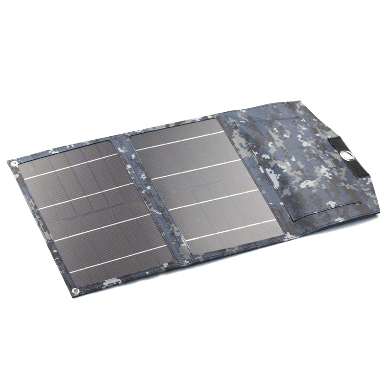 PaiduSolar Solar folding bag manufacturers directly 6V12W mobile phone charging bank outdoor travel charging 5V