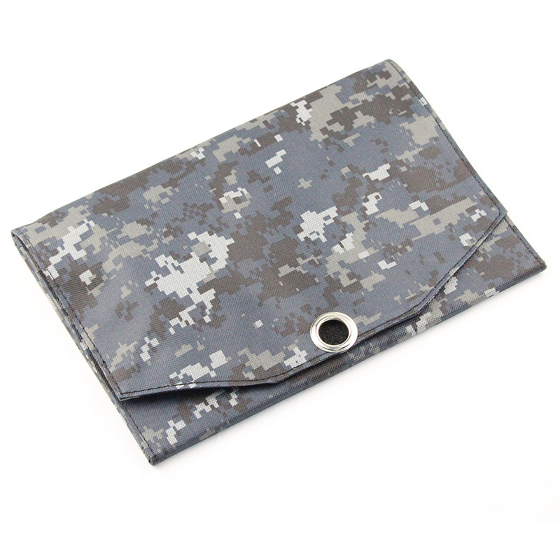 PaiduSolar Solar folding bag manufacturers directly 6V12W mobile phone charging bank outdoor travel charging 5V