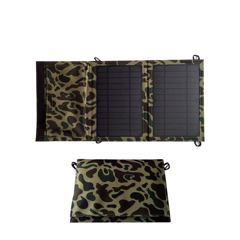 PaiduSolar Solar charging folding bag single crystal solar mobile phone folding charging treasure outdoor solar power charger 10W