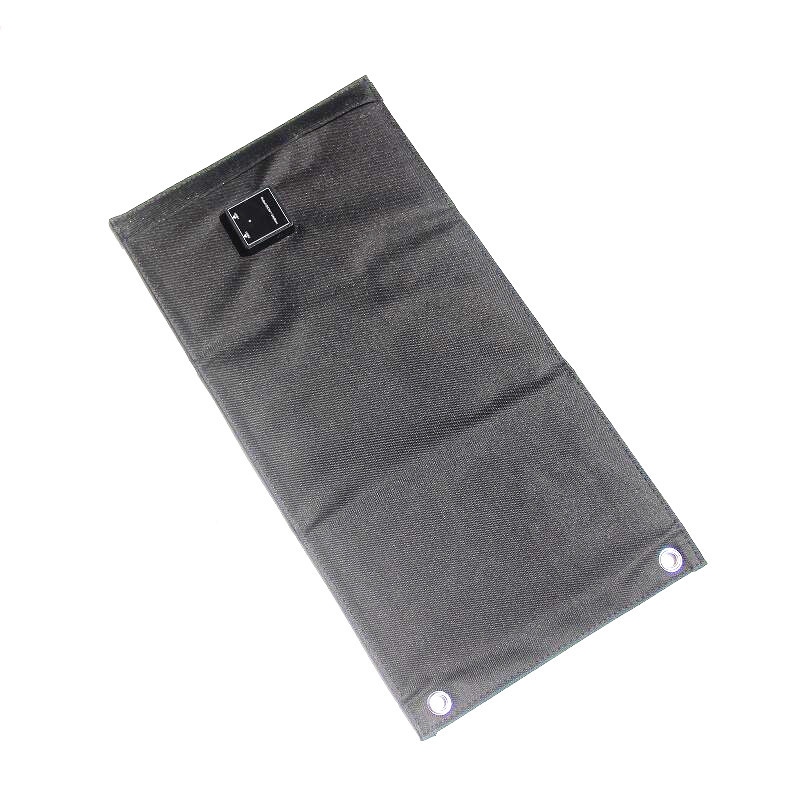 PaiduSolar 15W 5V Solar foldable bag charger Solar outdoor mobile power charging pad dual USB 12W