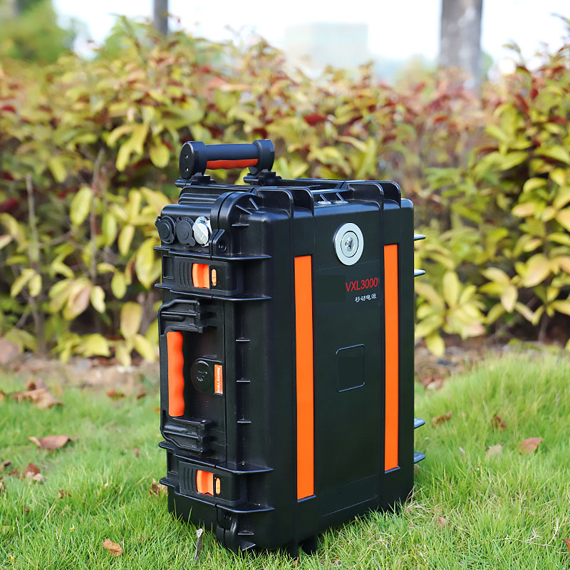 PaiduSolar 220V mobile power outdoor battery large capacity 3000WH portable stall camping battery power failure for home use