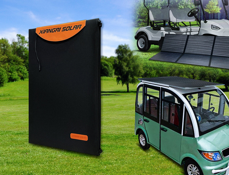 PaiduSolar 320W single crystal solar panel power generation roof with RV charging panel 72V EV on-board charging