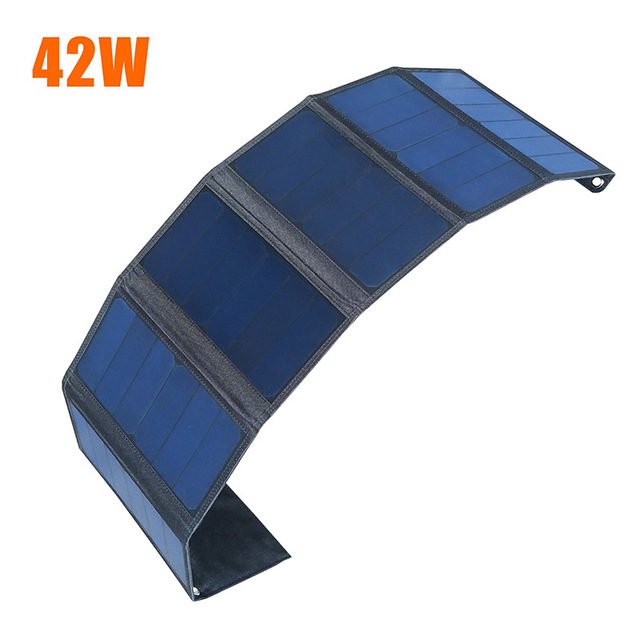 PaiduSolar  Factory direct energy storage power supply supporting solar folding bag sunpower 42W solar power generation panel set