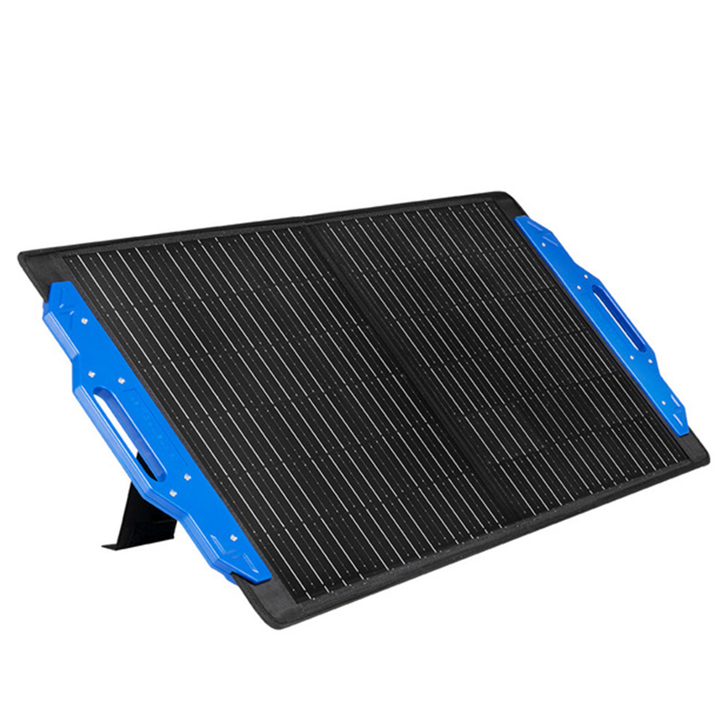 Outdoor camper single crystal 100W portable folding panel solar panel