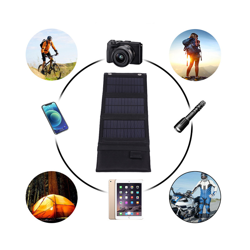PaiduSolar 15W 5V 1A portable solar charging panel Monocrystalline silicon outdoor travel waterproof solar panel charger