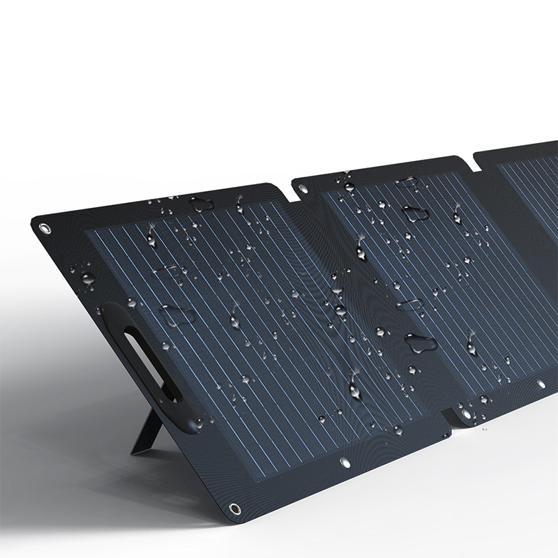 PaiduSolar Triple fold solar charging panel ETFE Waterproof process 200W Solar folding pack portable solar photovoltaic panel